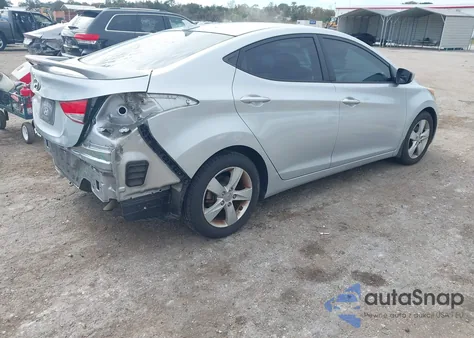 2013 Hyundai Elantra Gls из США, поврежденный, VIN 5NPDH4AE8DH385716